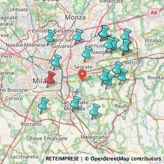 Mappa Via Arnoldo Mondadori, 20134 Segrate MI, Italia (8.03105)