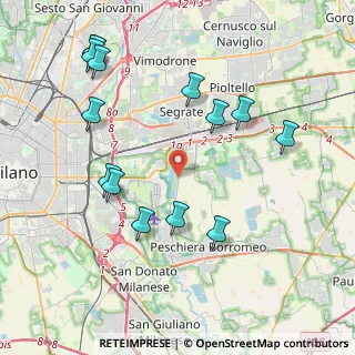 Mappa Via Arnoldo Mondadori, 20134 Segrate MI, Italia (4.55857)
