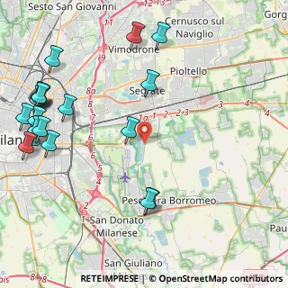 Mappa Via Arnoldo Mondadori, 20134 Segrate MI, Italia (5.8255)