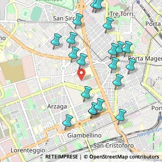 Mappa Via Marostica, 20146 Milano MI, Italia (1.1125)