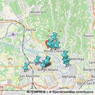 Mappa Via Ca' di Cozzi, 37124 Verona VR, Italia (1.58786)