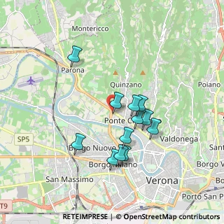 Mappa Via Ca' di Cozzi, 37124 Verona VR, Italia (1.55083)