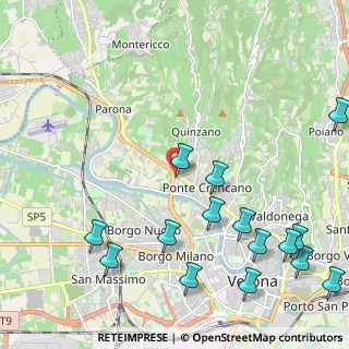 Mappa Via Ca' di Cozzi, 37124 Verona VR, Italia (2.82667)