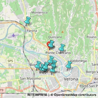 Mappa Via Ca' di Cozzi, 37124 Verona VR, Italia (1.77077)