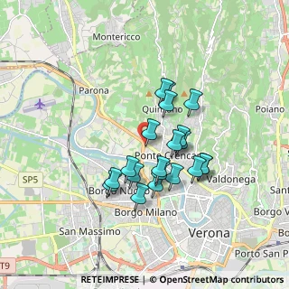 Mappa Via Ca' di Cozzi, 37124 Verona VR, Italia (1.395)