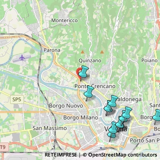 Mappa Via Ca' di Cozzi, 37124 Verona VR, Italia (2.86846)