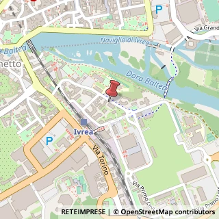 Mappa Via Dora Baltea, 24, 10015 Ivrea, Torino (Piemonte)
