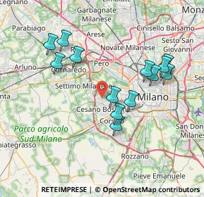 Mappa Via Dalmine, 20152 Milano MI, Italia (7.26615)