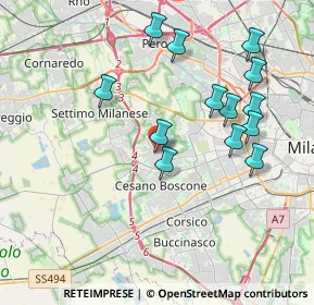 Mappa Via Dalmine, 20152 Milano MI, Italia (3.88)