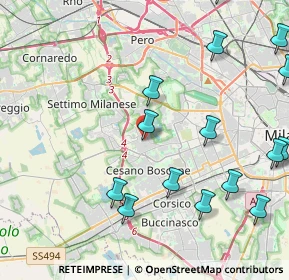 Mappa Via Dalmine, 20152 Milano MI, Italia (5.324)
