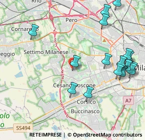 Mappa Via Dalmine, 20152 Milano MI, Italia (4.95353)