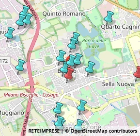 Mappa Via Dalmine, 20152 Milano MI, Italia (1.1505)