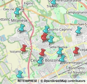 Mappa Via Dalmine, 20152 Milano MI, Italia (2.17857)