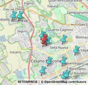 Mappa Via Dalmine, 20152 Milano MI, Italia (1.98)