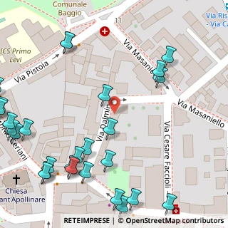 Mappa Via Dalmine, 20152 Milano MI, Italia (0.09286)