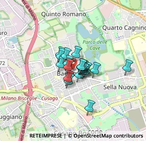 Mappa Via Privata Cesare Faccioli, 20152 Milano MI, Italia (0.429)
