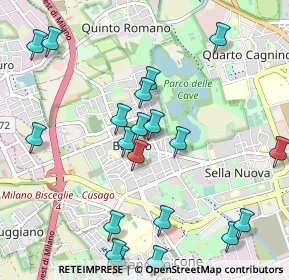 Mappa Via Privata Cesare Faccioli, 20152 Milano MI, Italia (1.1605)