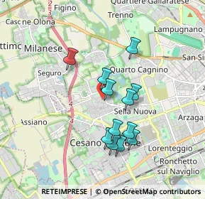 Mappa Via Privata Cesare Faccioli, 20152 Milano MI, Italia (1.5025)