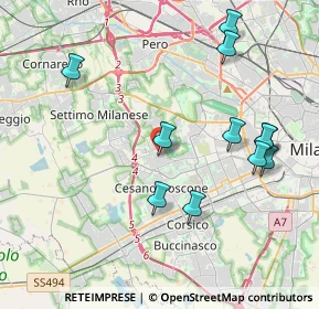 Mappa Via Privata Cesare Faccioli, 20152 Milano MI, Italia (4.24909)