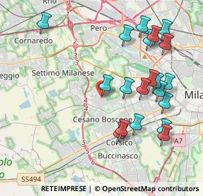 Mappa Via Privata Cesare Faccioli, 20152 Milano MI, Italia (4.3575)