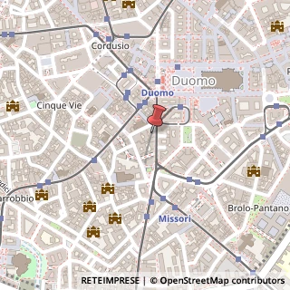 Mappa Via Giuseppe Mazzini, 12, 20123 Milano, Milano (Lombardia)
