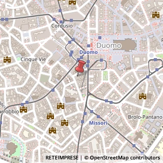 Mappa Via Falcone, 7, 20123 Milano, Milano (Lombardia)