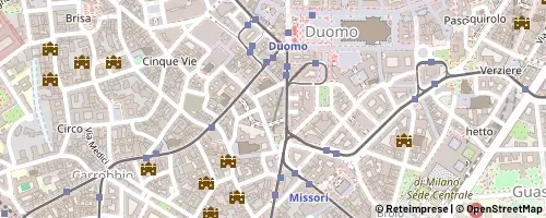 Mappa Milano