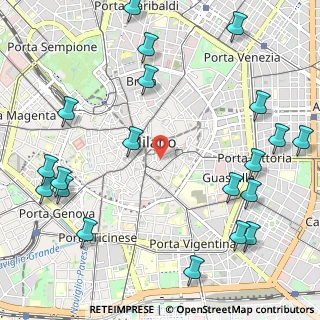 Mappa Via Paolo da Cannobio, 20123 Milano MI, Italia (1.4515)