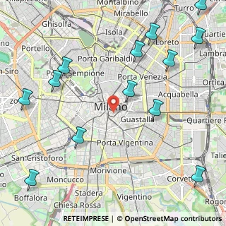 Mappa Via Paolo da Cannobio, 20123 Milano MI, Italia (2.96)