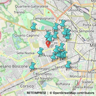 Mappa Via Privata Carlo Antonio Carlone, 20147 Milano MI, Italia (1.48556)