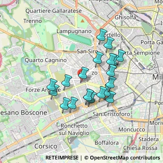 Mappa Via Privata Carlo Antonio Carlone, 20147 Milano MI, Italia (1.5405)
