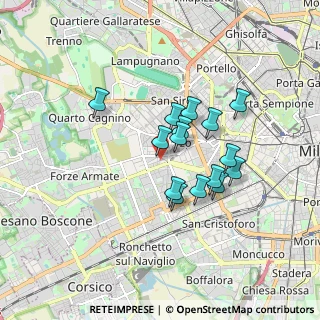 Mappa Via Privata Carlo Antonio Carlone, 20147 Milano MI, Italia (1.33867)