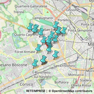 Mappa Via Privata Carlo Antonio Carlone, 20147 Milano MI, Italia (1.2555)
