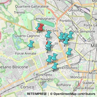 Mappa Via Privata Carlo Antonio Carlone, 20147 Milano MI, Italia (1.35429)