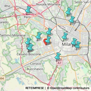 Mappa Via Privata Carlo Antonio Carlone, 20147 Milano MI, Italia (3.97462)
