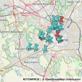 Mappa Via Privata Carlo Antonio Carlone, 20147 Milano MI, Italia (2.96611)