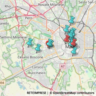 Mappa Via Privata Carlo Antonio Carlone, 20147 Milano MI, Italia (3.55563)