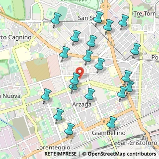 Mappa Via Privata Carlo Antonio Carlone, 20147 Milano MI, Italia (1.1025)