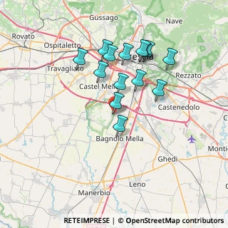 Mappa Via Fiume, 25020 Poncarale BS, Italia (6.42571)