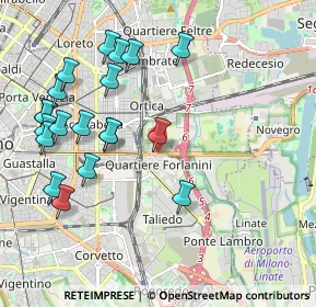 Mappa Via Eugenio Bellosio, 20138 Milano MI, Italia (2.2465)