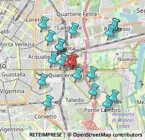 Mappa Via Eugenio Bellosio, 20138 Milano MI, Italia (1.705)