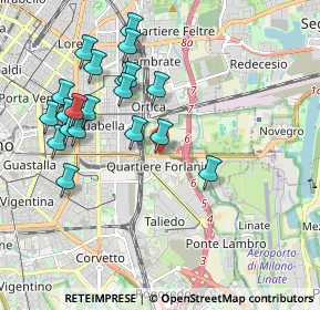 Mappa Via Eugenio Bellosio, 20138 Milano MI, Italia (2.0165)