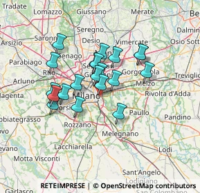 Mappa Via Eugenio Bellosio, 20138 Milano MI, Italia (10.6985)