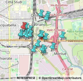 Mappa Via Eugenio Bellosio, 20138 Milano MI, Italia (0.702)