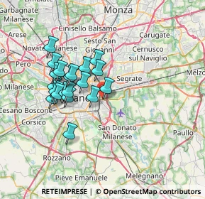 Mappa Via Eugenio Bellosio, 20138 Milano MI, Italia (6.0225)