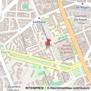 Mappa Via Marostica, 25, 20146 Milano, Milano (Lombardia)