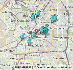Mappa , 20122 Milano MI, Italia (1.22667)