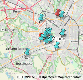 Mappa Via Clefi, 20146 Milano MI, Italia (2.62692)