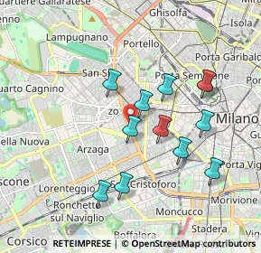 Mappa Via Clefi, 20146 Milano MI, Italia (1.69583)