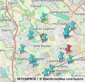 Mappa Via Marta Navarra Bernstein, 20152 Milano MI, Italia (2.266)